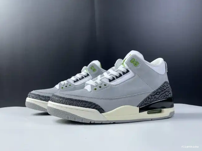 136064-006 Jordan Air 3 Retro Chlorophyll 0609